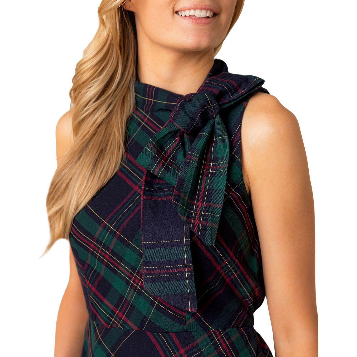 Women's Hope and Henry Organic Sleeveless Bow Neck Dress