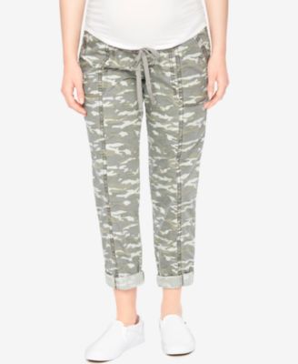 Motherhood Maternity - Maternity Camo Cropped Pants