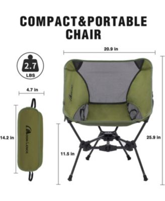 Portable Camping Chair Backpacking Chair - The 4th Generation Ultralight Folding Chair -Lightweight Foldable Chairs for Hiking Beach