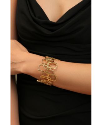 Roman Arc Golden Bracelet