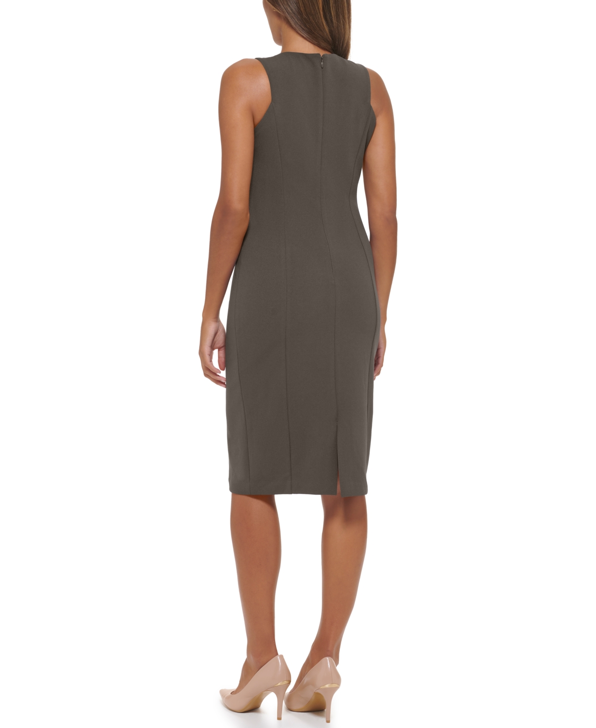 Calvin Klein Women's Halter Neck Midi Dress