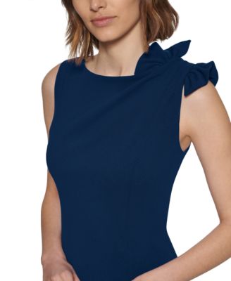 Women's Boat Neck Short Dress