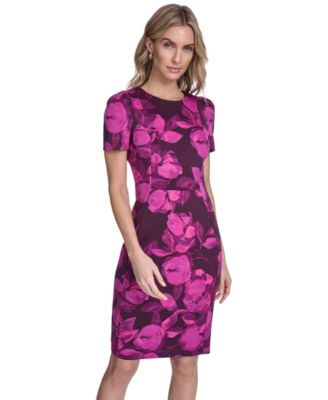 Women's Floral Print Short Dress