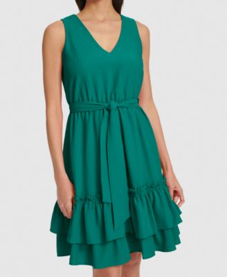 Women's V-Neck Short Dress