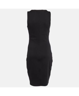 Women's Black Jersey Sleeveless Bodycon Dress