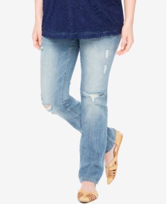 Motherhood Maternity - Boot-Cut Oasis Medium Wash Maternity Jeans