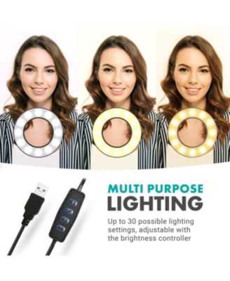 VGC-1 Flexible Selfie Ring Light - Adjustable, USB Powered