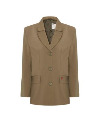 Women's Cotton Blend Classic Blazer