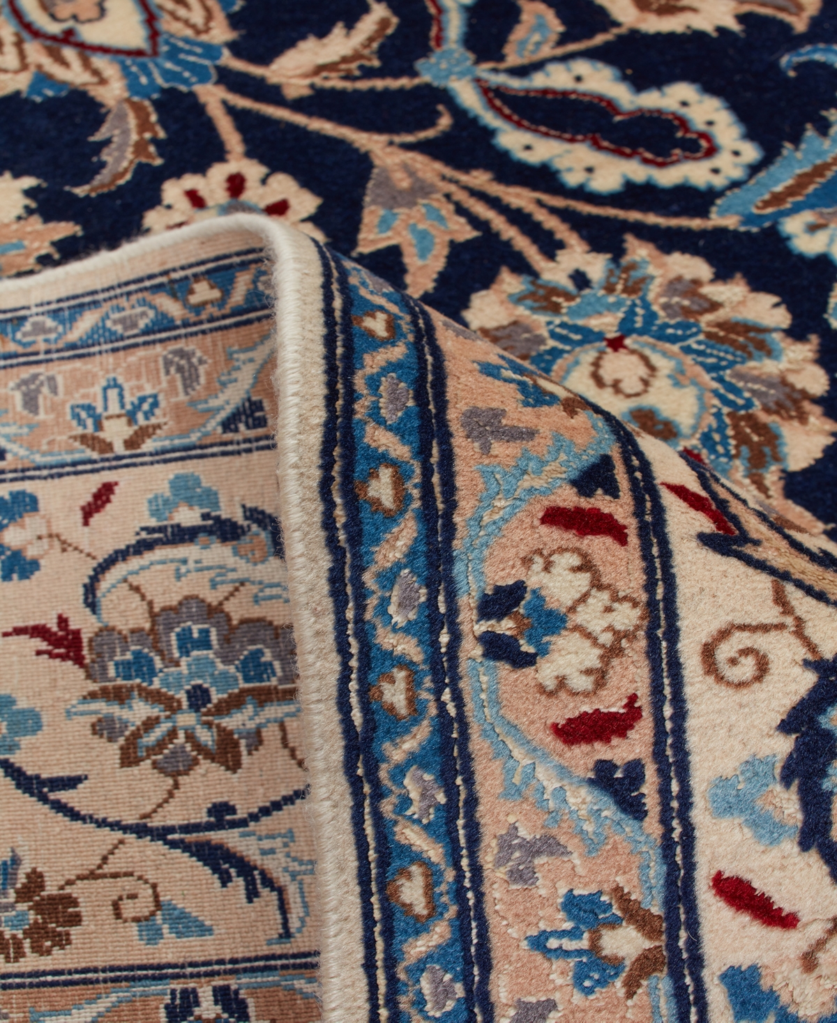 Adorn Hand Woven Rugs Persian Nain 7' 3" x 11' 1" Area Rug