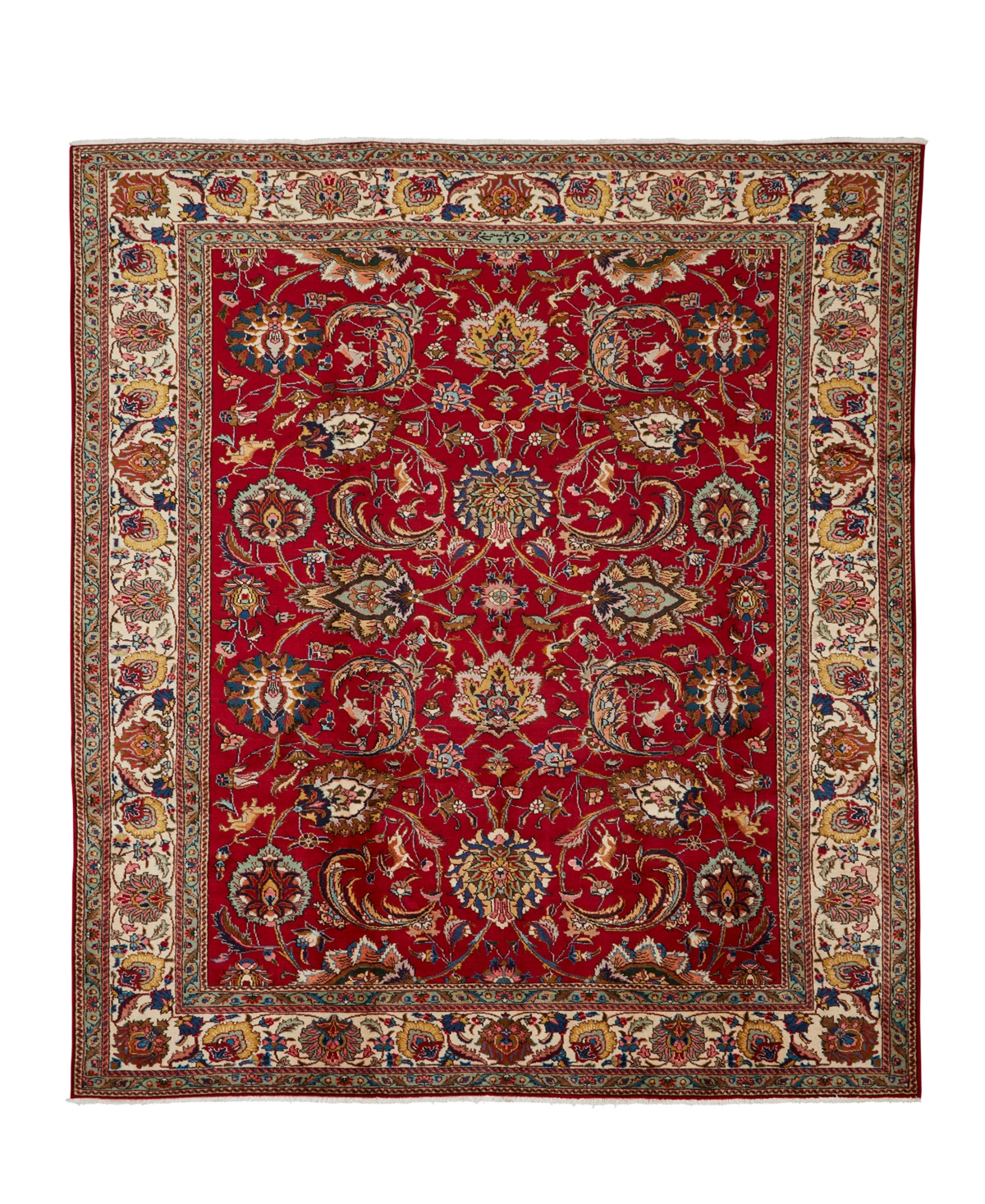 Adorn Hand Woven Rugs Persian Tabriz 8' 0" x 11' 0" Area Rug