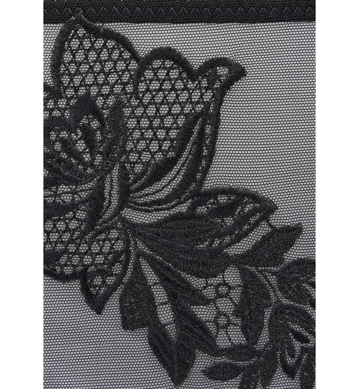 Lascana Women's Sheer Floral Thong