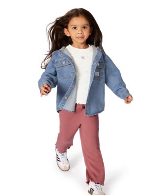 Girls' 4-6X Long-Sleeve Jacket, Top and Pants, 3-Piece Set