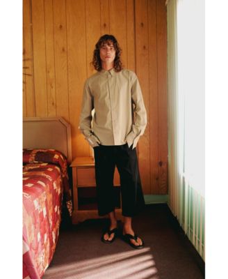 Men's Cotton Patch-Detail Woven Shirt