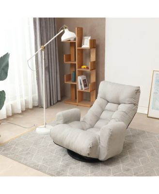 DJ-24434951 Adjustable Lounge Sofa Chair – Large Size, Soft Fabric, Reclining Feature, Living Room Furniture