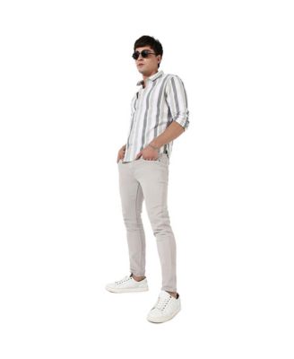 Men's Multitrack Striped Button Up Shirt