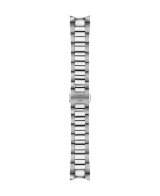 Men's gray stainless steel Bracelet Watch, 40mm