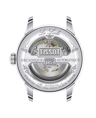 Men's Blue Leather Bracelet Watch, 39.30mm