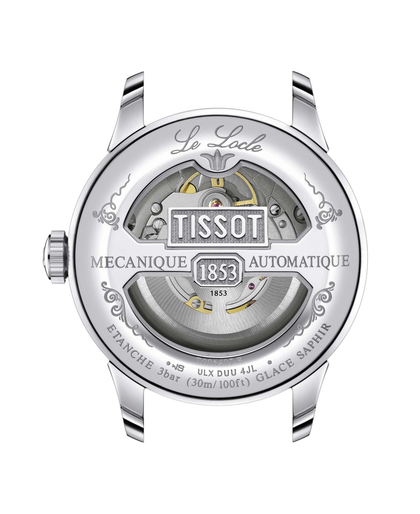 Мужские часы Tissot Blue Leather Bracelet Watch, 39.30mm — фото 3