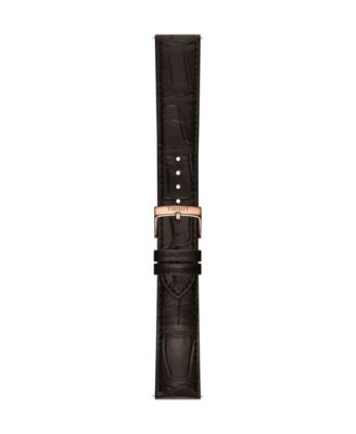 Men's Brown Leather Bracelet Watch, 40mm