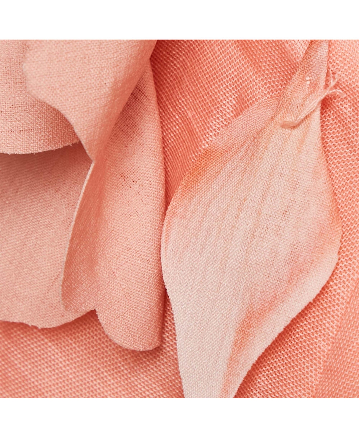 Pre-Owned Zimmermann Women's Coral Pink Linen Blend Natura Strapless Mini Dress