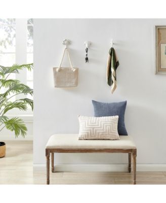 White Cast Iron Nautical Ocean Sculpture Wall Hook Set of 3 - Seashell, Crab, Seahorse