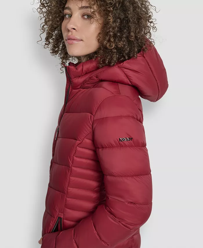 Women's Zip-Front Long Coat - thumbnail 4