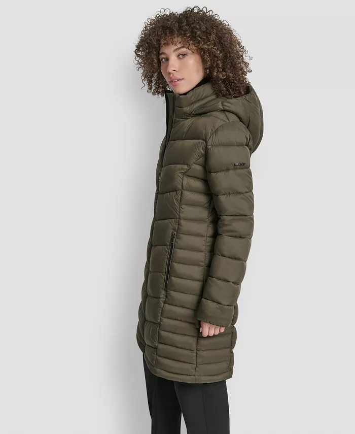 Women's Zip-Front Long Coat - thumbnail 10