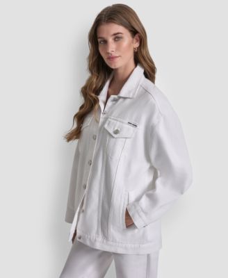 Women's Denim Oversized Trucker Jacket