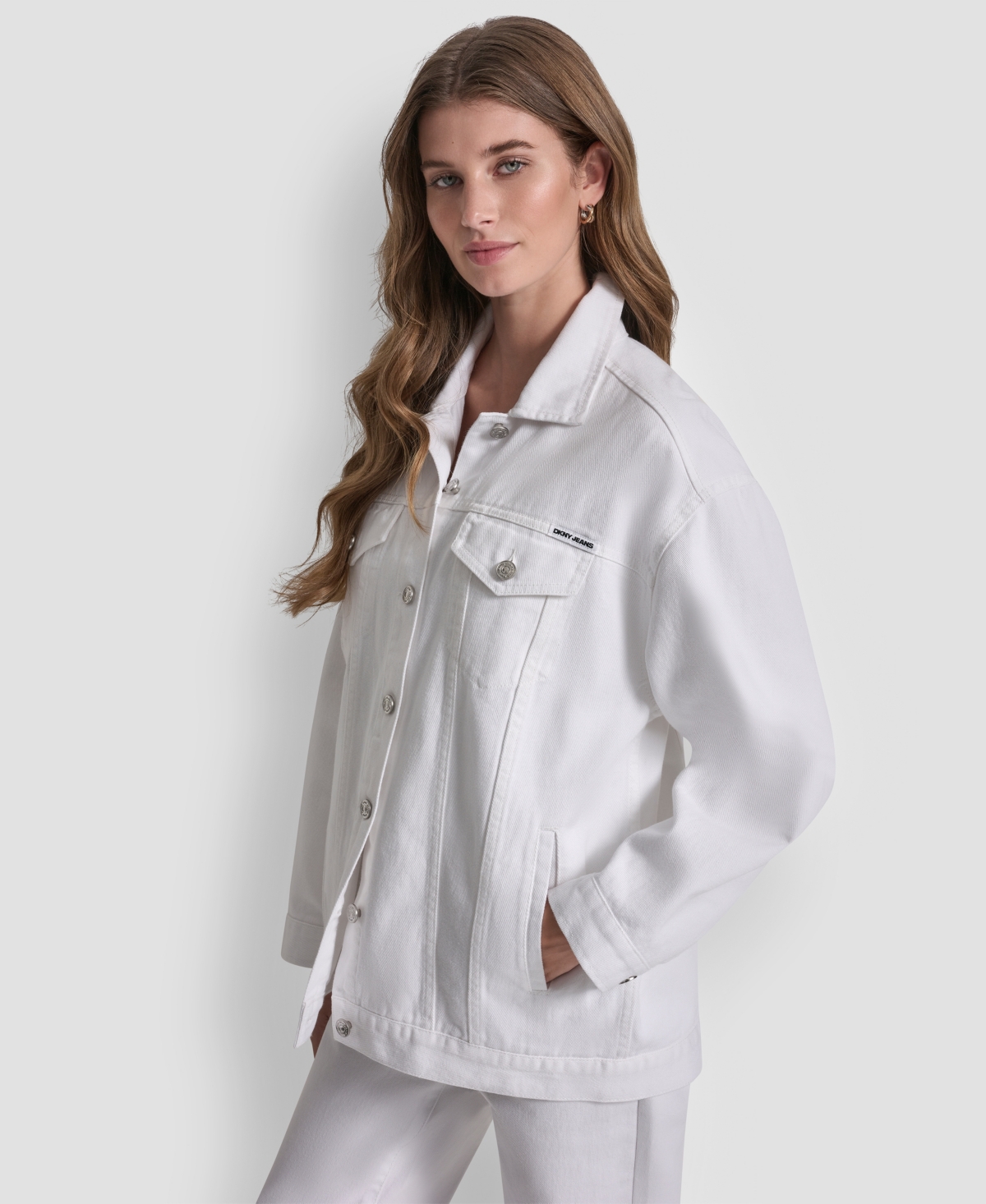 Dkny Jeans Women's Denim Trucker Jacket