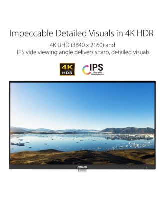 PA279CV 27 in. 4K HDR UHD Monitor with USB-C DisplayPort HDMI USB Hub, Calman Verified, Eye Care, Tilt Pivot Swivel Adjustable Height