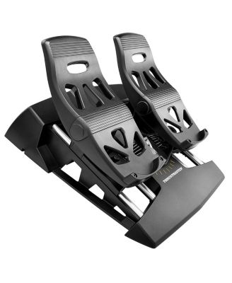 T.Flight Rudder Pedals for PC, Xbox, PlayStation 4, Black