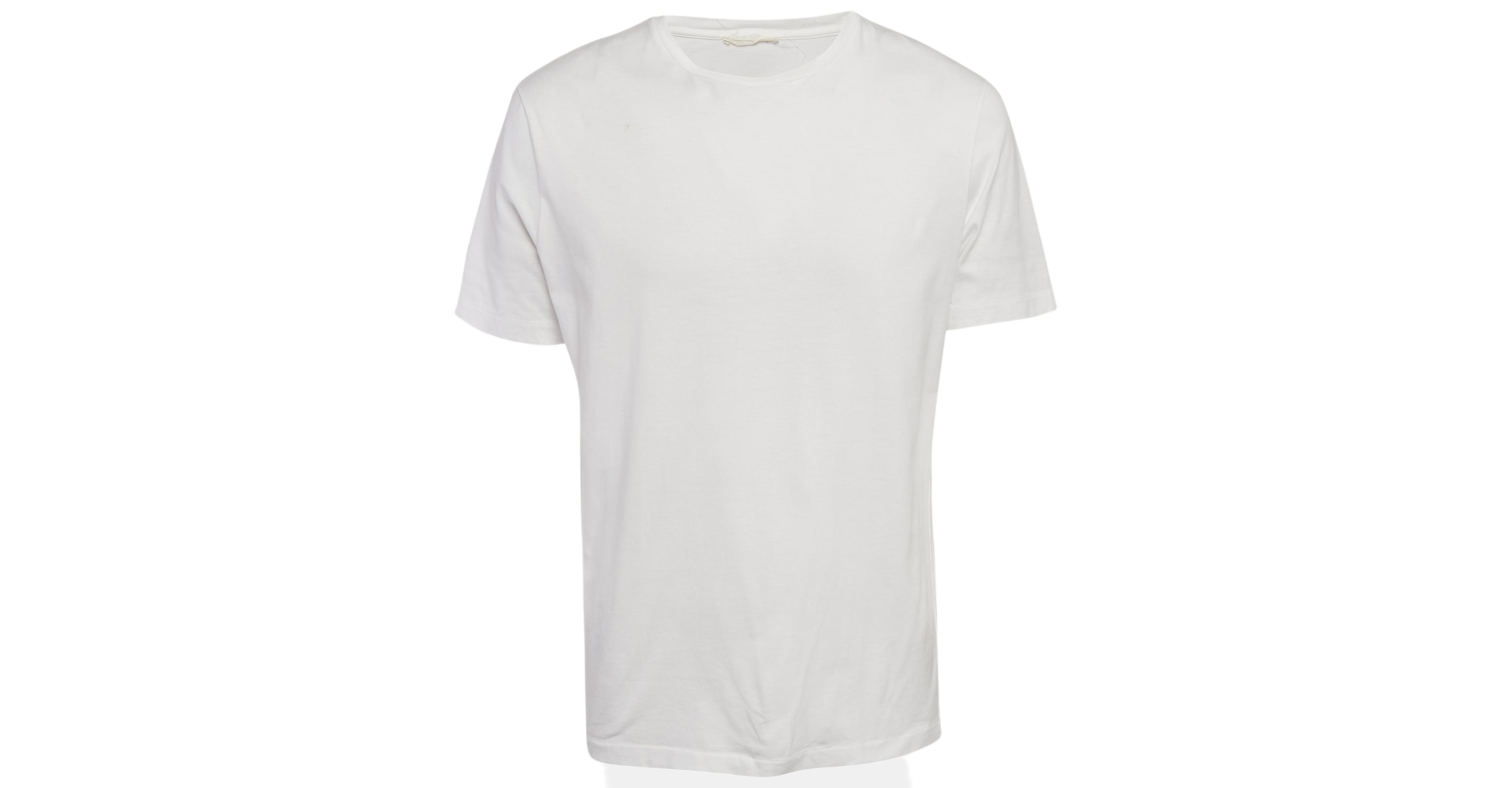 Pre-Owned The Row Men's White Jersey Crewneck T-Shirt