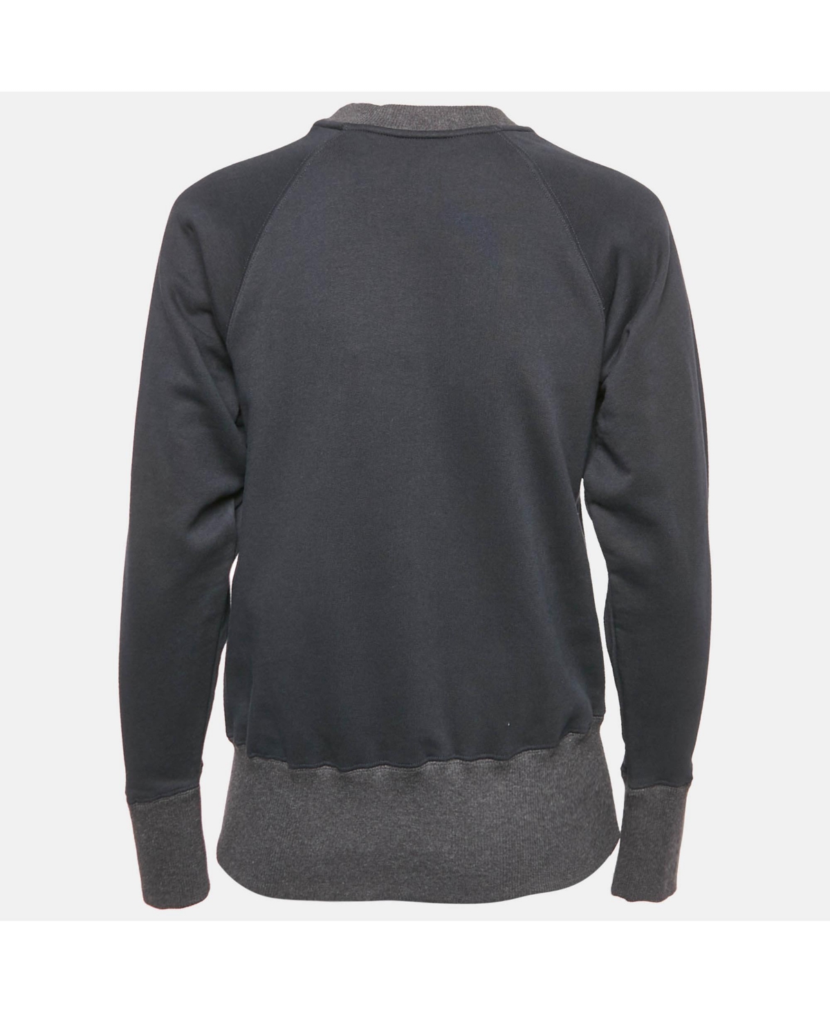 Pre-Owned Marni Women's Navy Blue Cotton Crew Neck Long Sleeve Sweatshirt