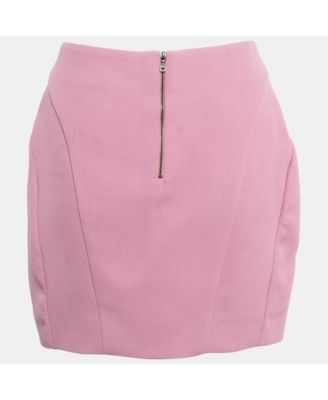 Women's Pink Cotton Mini Skirt
