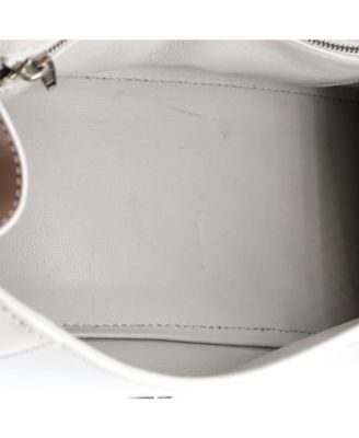 Small Hourglass Top Handle Bag Leather