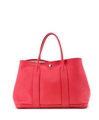 36 Garden Party Tote Leather