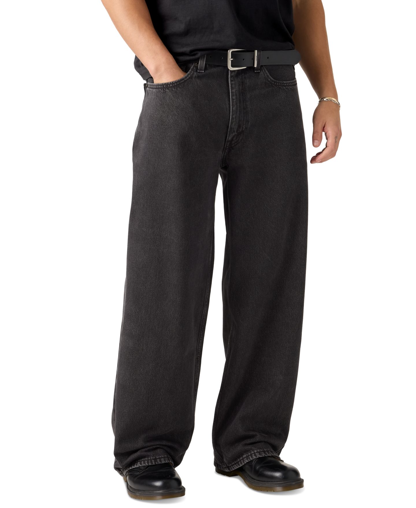 Мужские джинсы Levi's Extra Baggy, цвет: Чёрный — фото 4