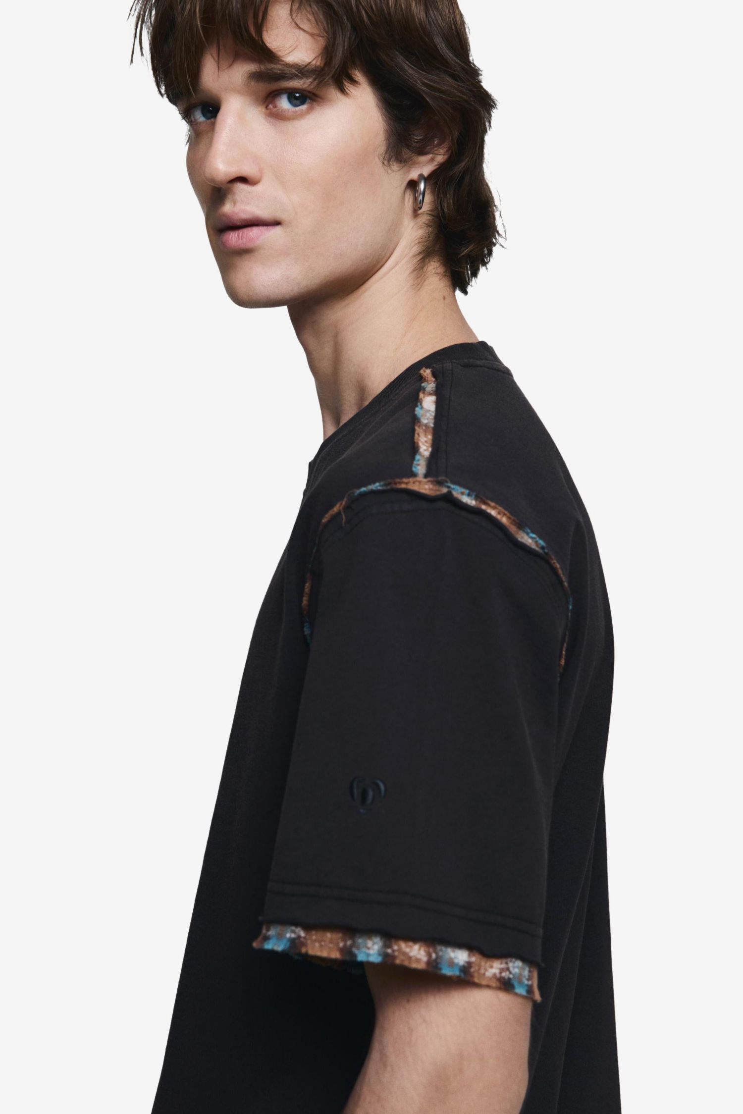 Men's Men s Short-Sleeve Seam Detail T-Shirt