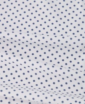 Men's 4-Way Geometric-Print Button-Front Woven Dress Shirt