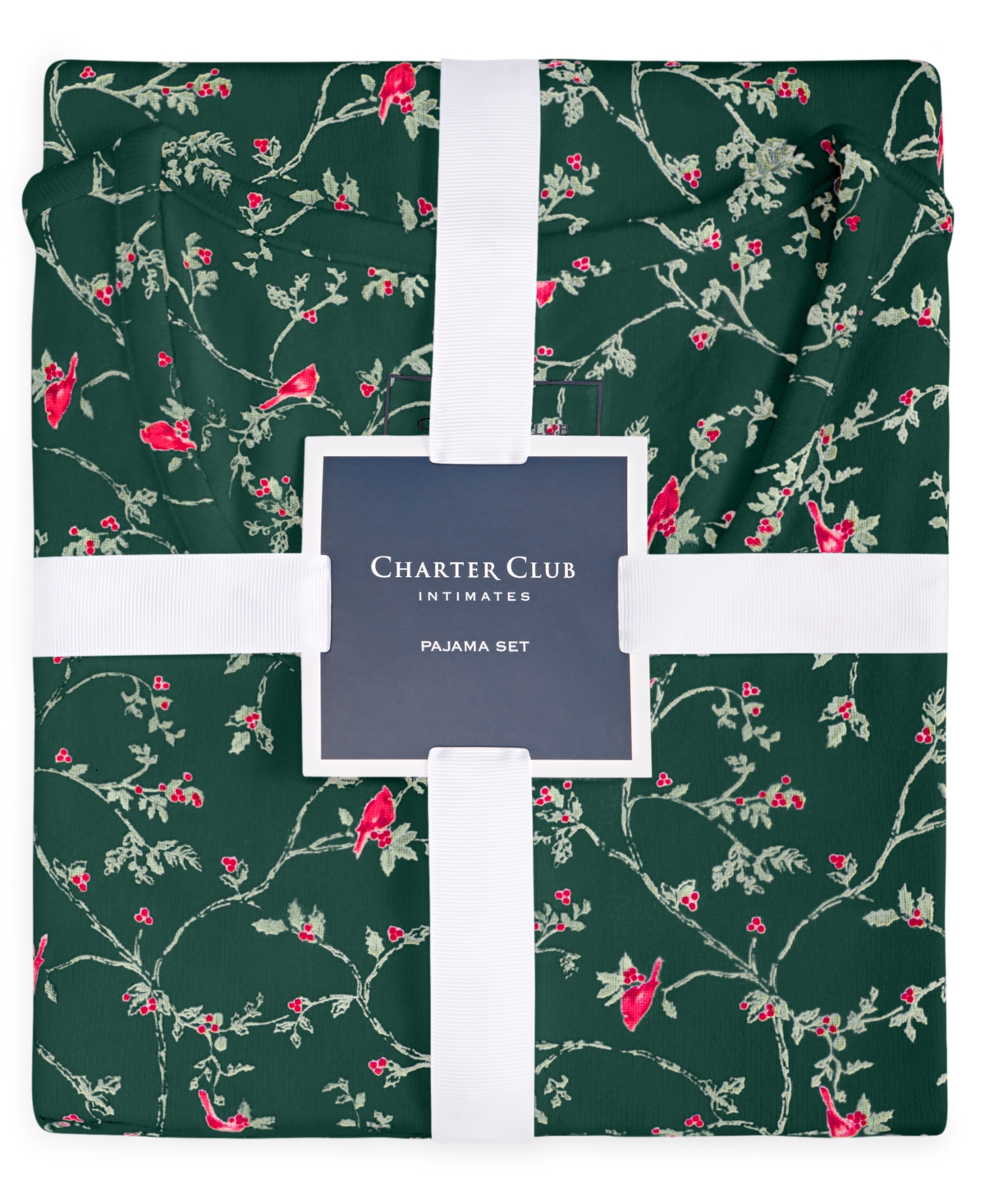 Charter Club Women's 2-Pc. Printed Long-Sleeve Packaged Pajamas Set, Created for Macy's