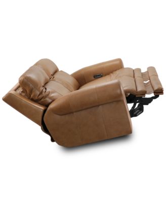 Alexandre Leather 2-Pc. Sofa with 2 Power Motion Recliners, Exclusively at Macy's