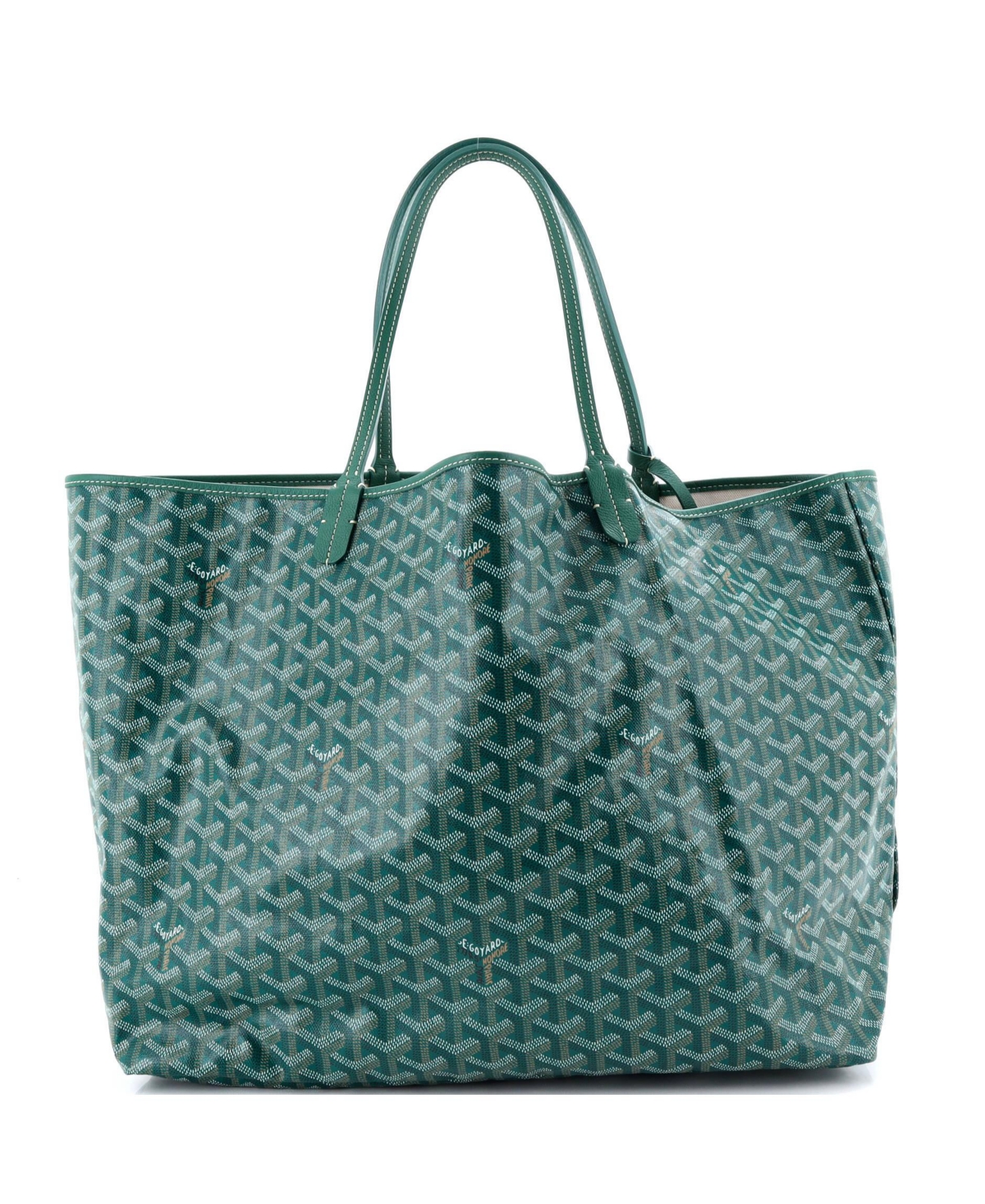 Pre-Owned Goyard Gm Saint Louis Tote Coated Canvas