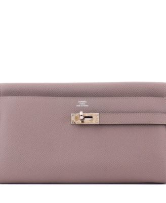 Pre-Owned HERMES Long Kelly Wallet Epsom
