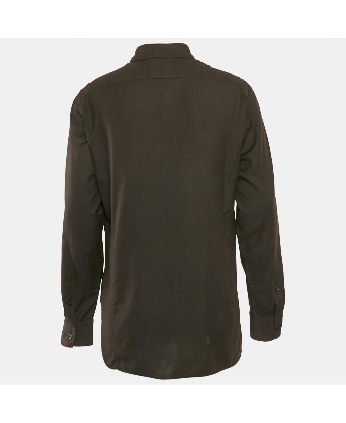 Pre-Owned Tom Ford Men's Black Cotton Long Sleeve Shirt