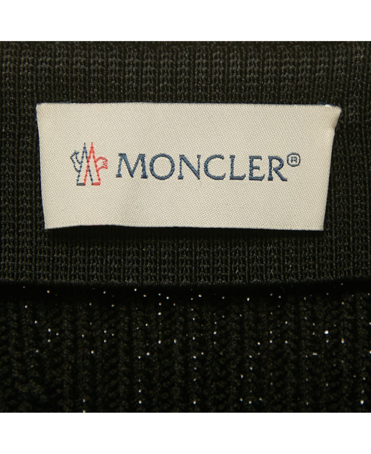 Pre-Owned Moncler Women's Black Knit Gonna Tricot Midi Skirt