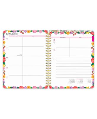 Bonnie Marcus OFFICIAL | 2026 6 x 7.75 Inch Weekly Desk Planner | Foil Stamped Cover