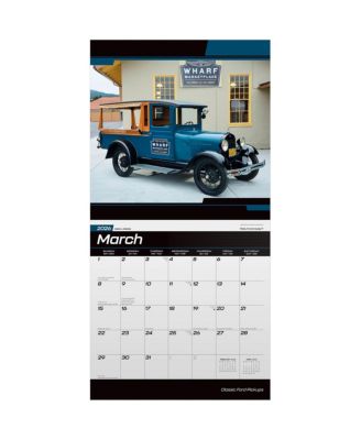 Classic Ford Pickups OFFICIAL | 2026 12 x 24 Inch (Hanging) Monthly Square Wall Calendar | Foil Stamped Cover | Plastic-Free