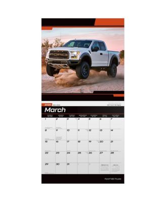 Ford F150 Trucks OFFICIAL | 2026 12 x 24 Inch (Hanging) Monthly Square Wall Calendar | Plastic-Free
