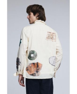 Men's Patch mosaic shirt