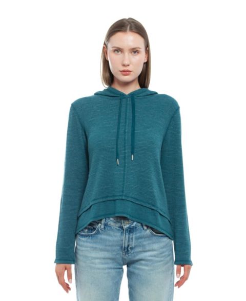 Женское худи WILT Clothing Long Sleeve Double Peplum, цвет: Синий